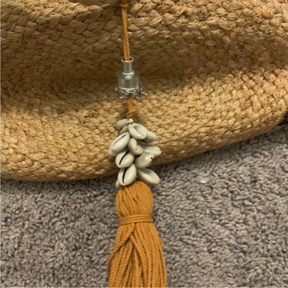 NWT Antik Kraft floral jute tote bag - Picture 5 of 8